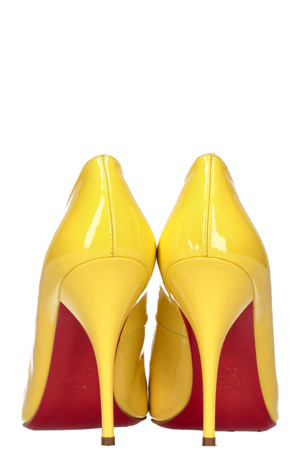 CHRISTIAN LOUBOUTIN High Heels Patent Yellow