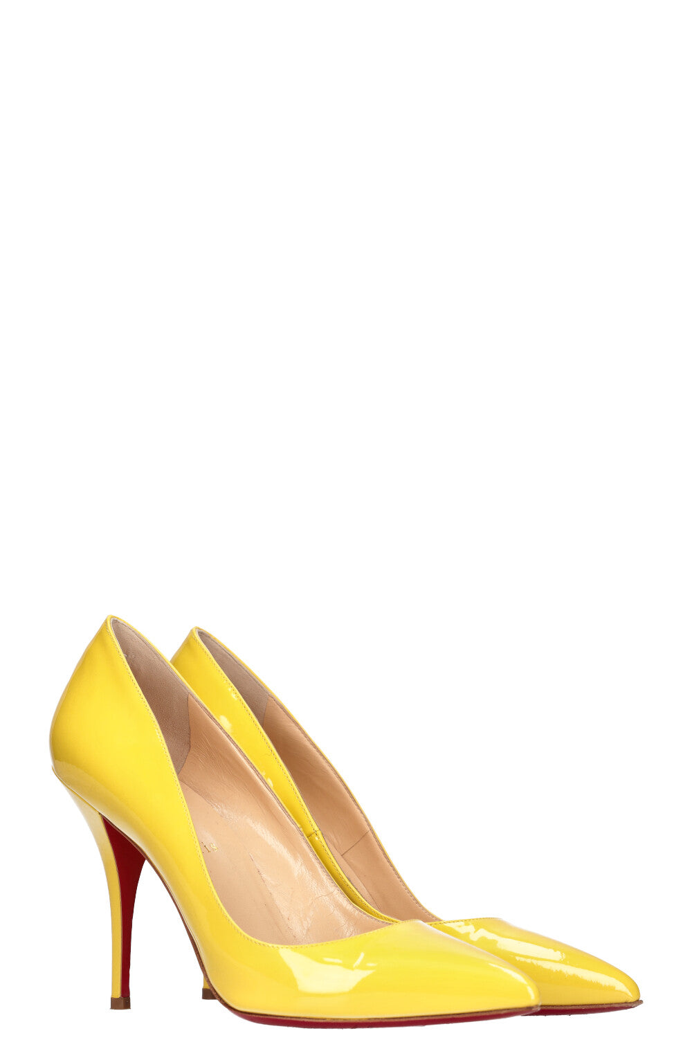 CHRISTIAN LOUBOUTIN High Heels Patent Yellow