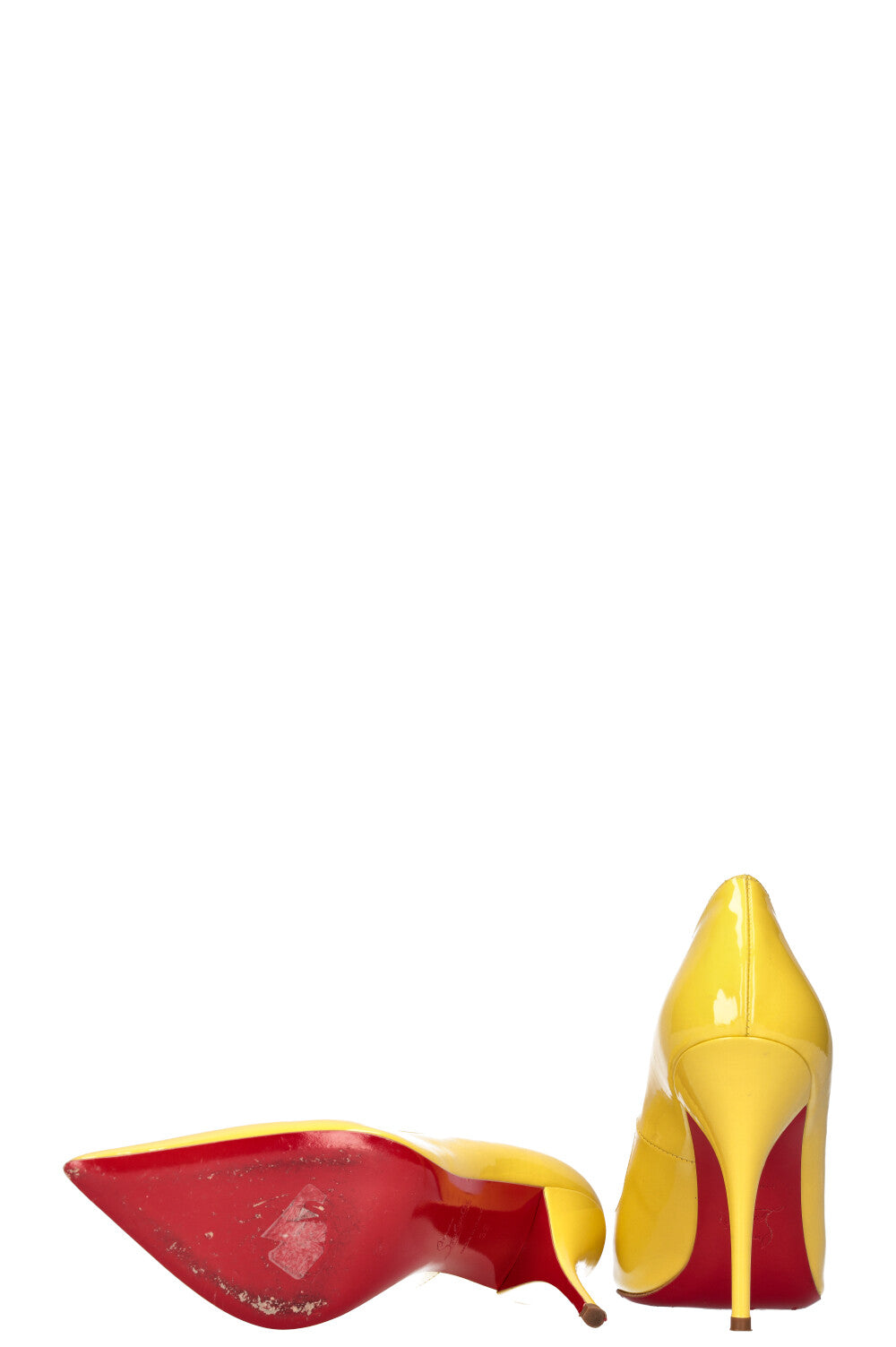 CHRISTIAN LOUBOUTIN High Heels Patent Yellow – REAWAKE