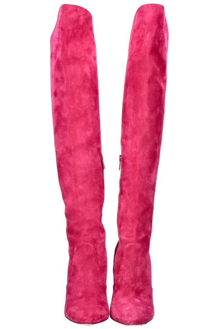 CHRISTIAN LOUBOUTIN Eleonor Boots Suede  Pink