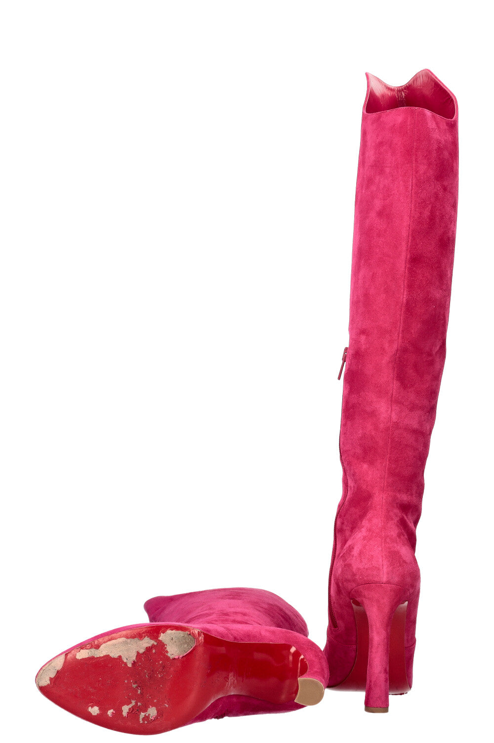 CHRISTIAN LOUBOUTIN Eleonor Boots Suede  Pink