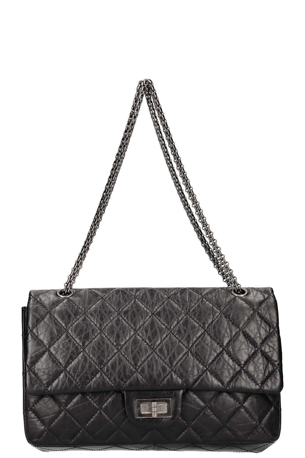 CHANEL 2.55 Reissue Maxi Bag Black