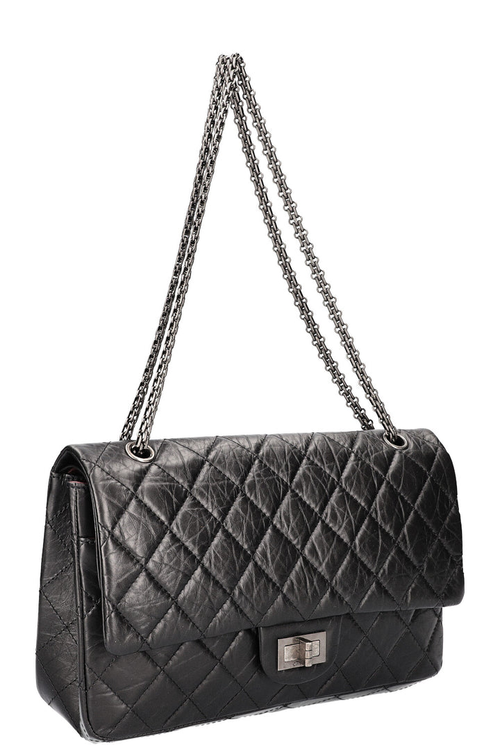 CHANEL 2.55 Reissue Maxi Bag Black