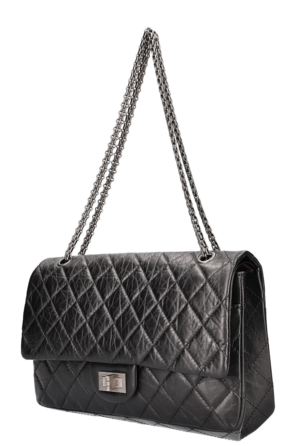 CHANEL 2.55 Reissue Maxi Bag Black