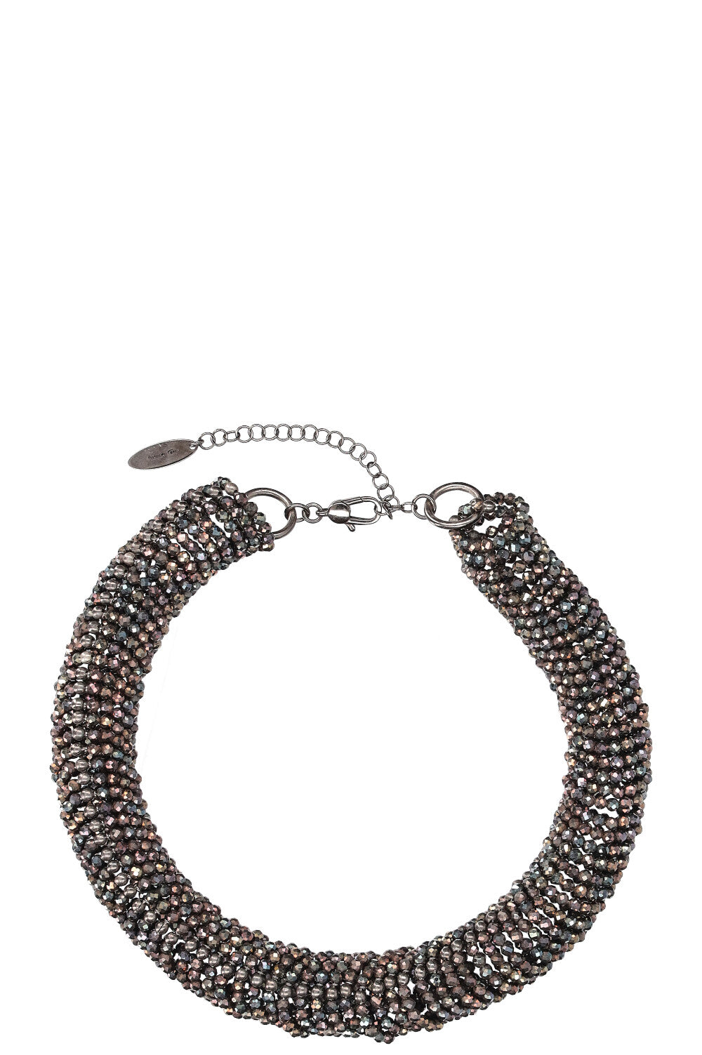 BRUNELLO CUCINELLI Precious Braided Choker Black