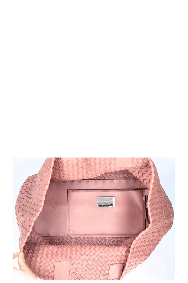 BOTTEGA VENETA Grand cabas Cabat Intrecciato Poudre