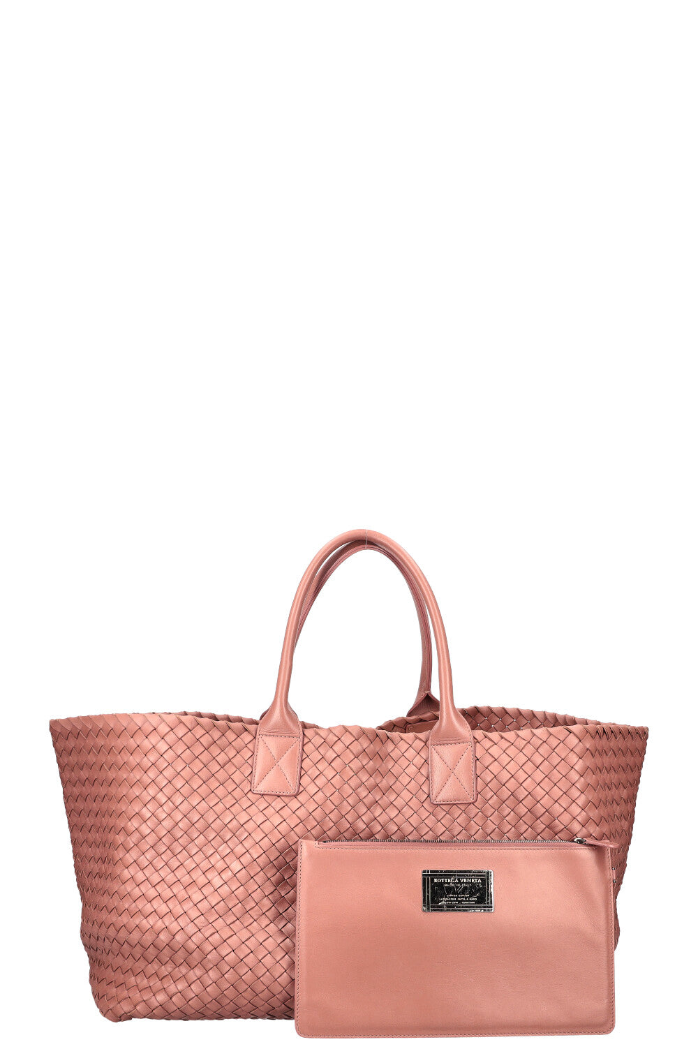 BOTTEGA VENETA Large Cabat Tote Intrecciato Powder