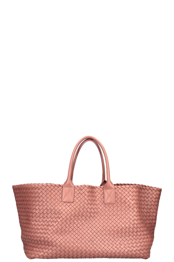 BOTTEGA VENETA Large Cabat Tote Intrecciato Powder