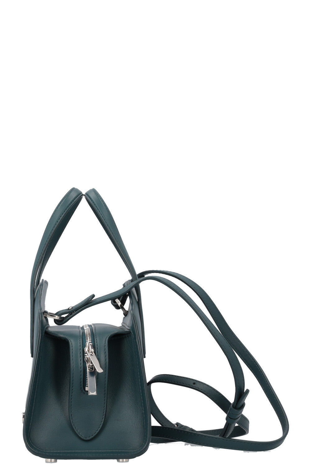 LORO PIANA Sesia Crossbody Bag Micro Petrol