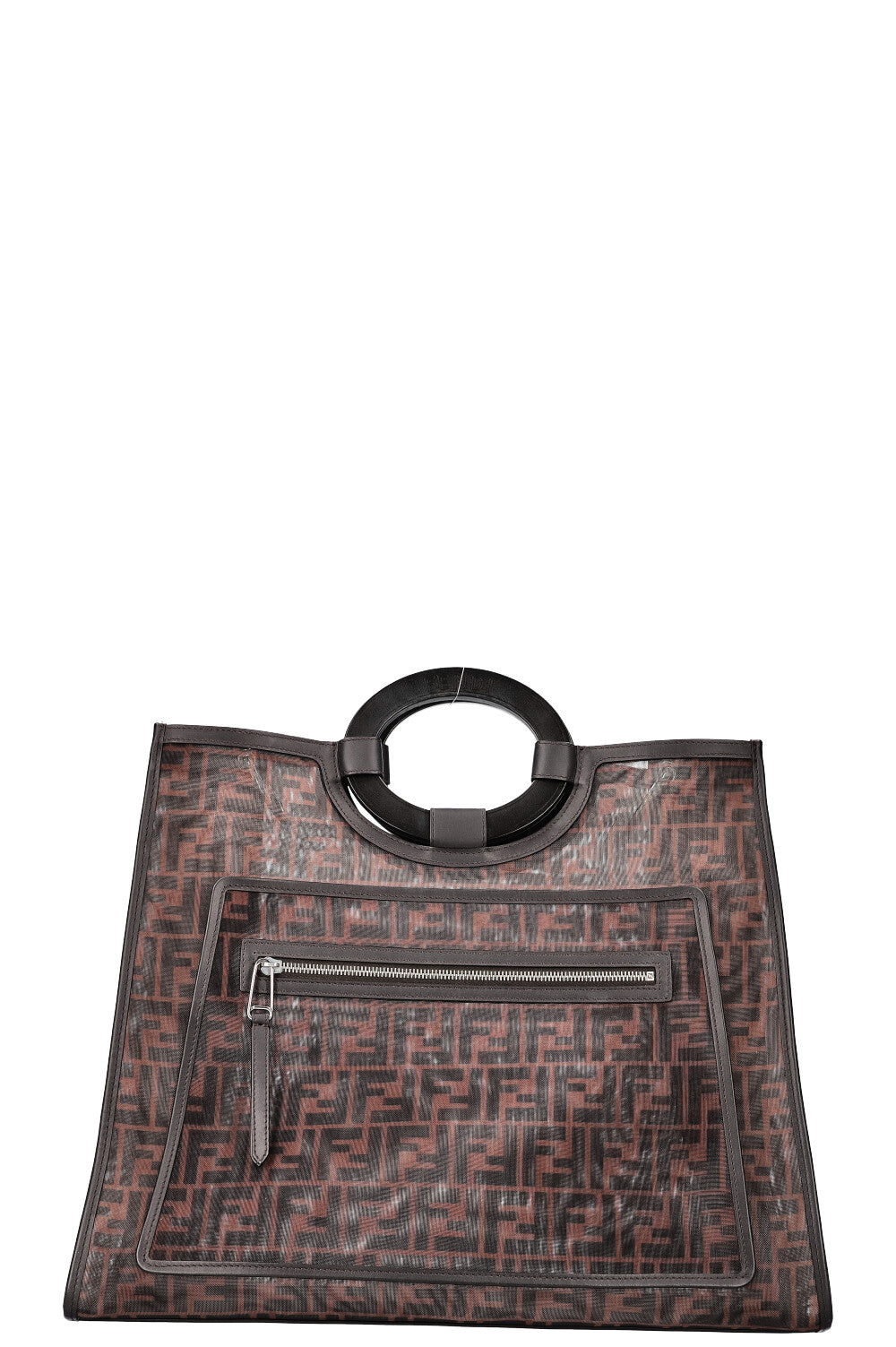 FENDI Runaway Shopping Tote Bag Mesh