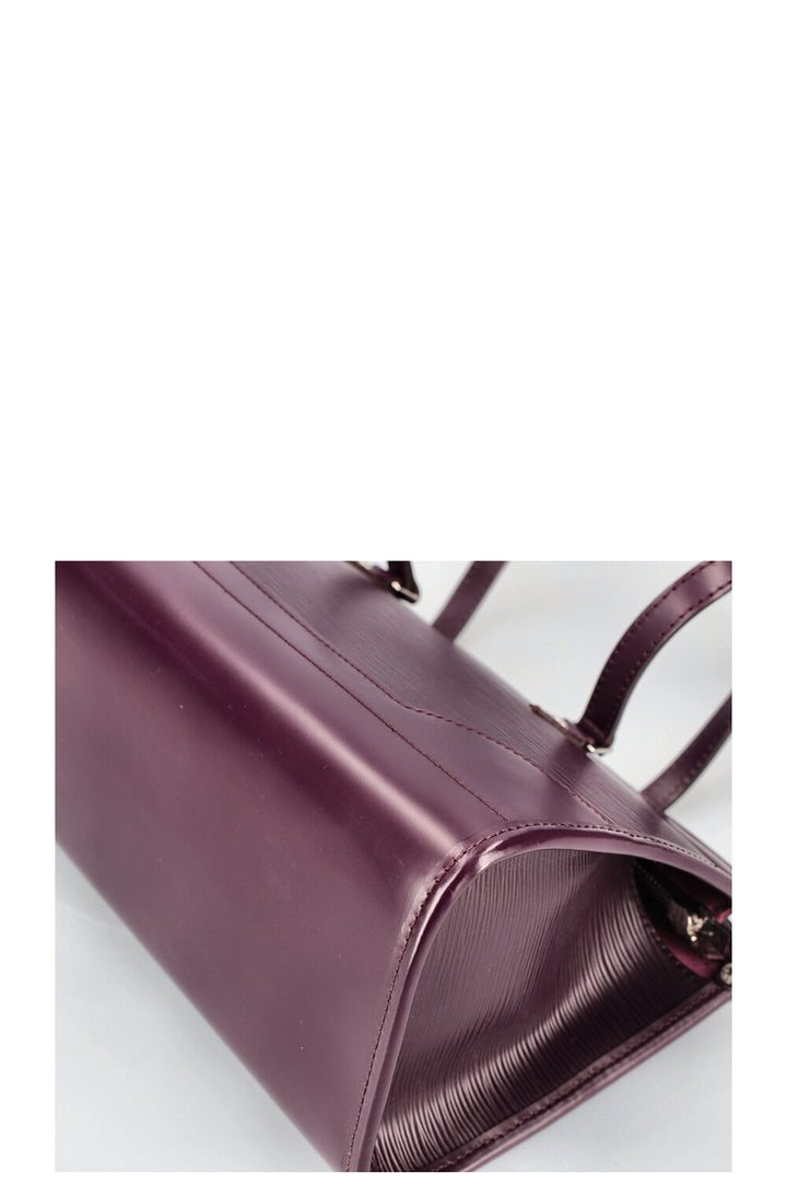 LOUIS VUITTON Madeleine Bag Epi Purple