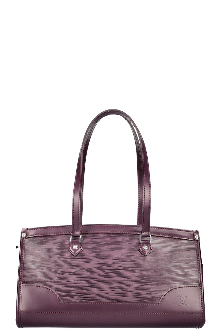 LOUIS VUITTON Madeleine Bag Epi Purple