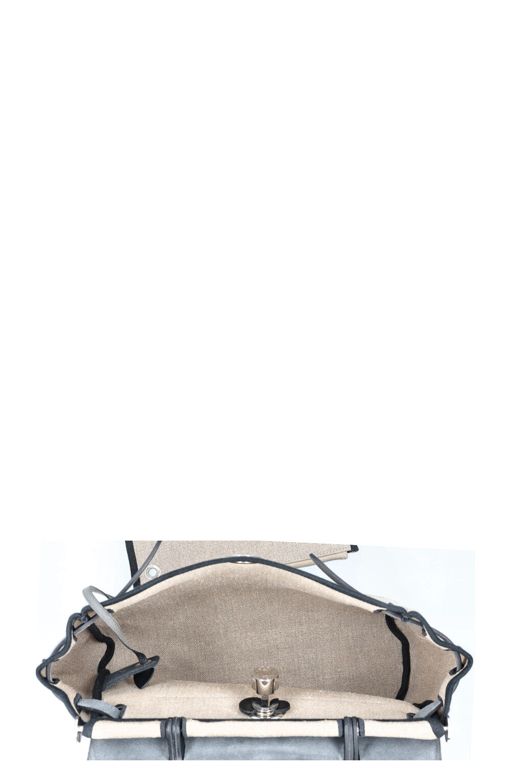 HERMÈS Herbag Zip 31 Canvas Beige