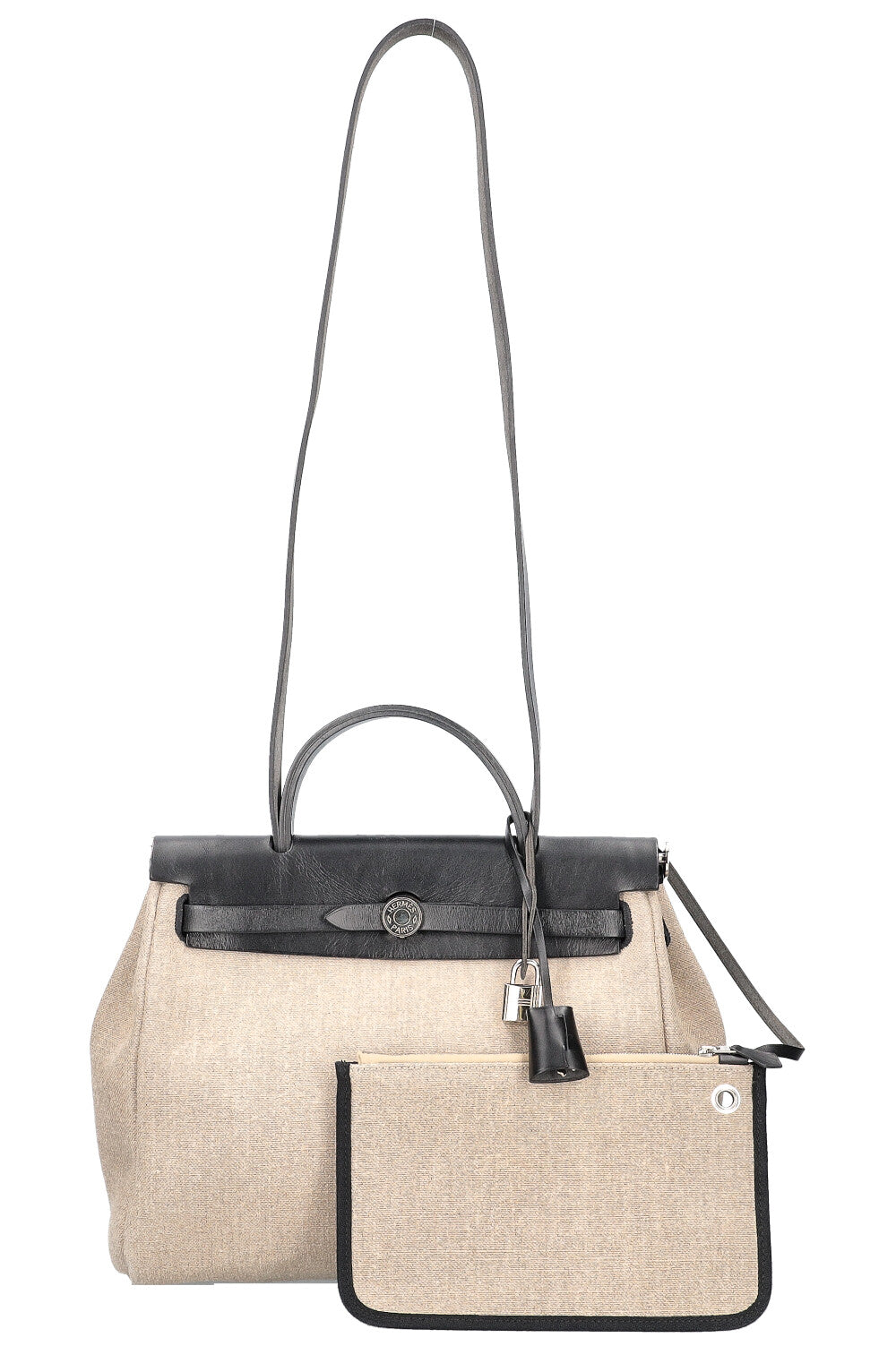 HERMÈS Herbag Zip 31 Canvas Beige