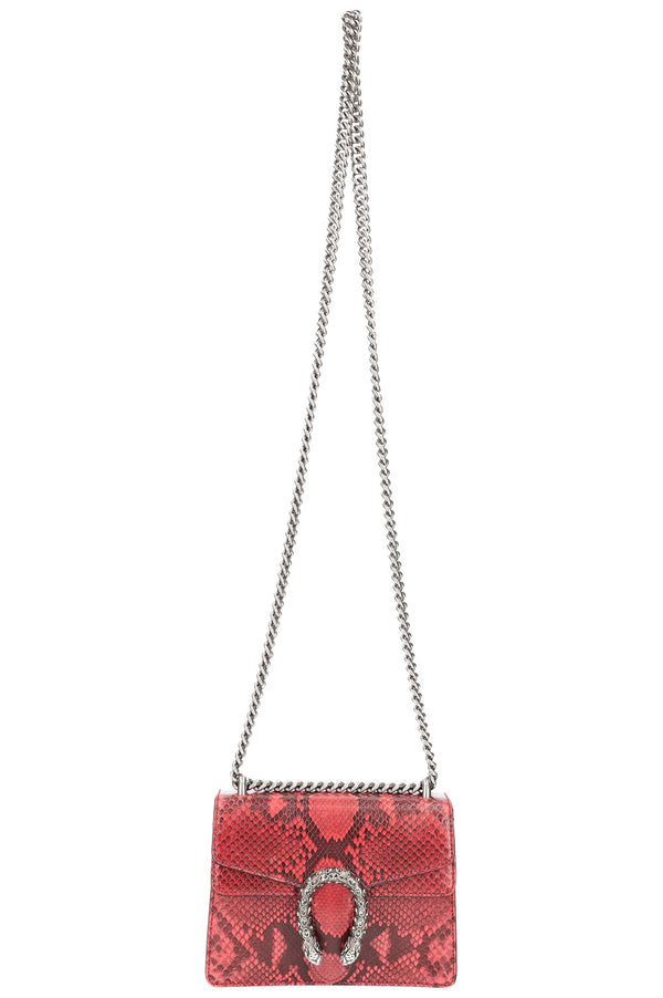 GUCCI Dionysus Bag Mini Phyton Red