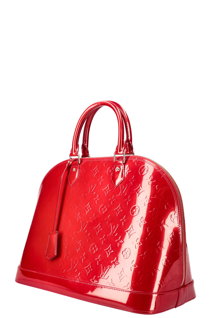 LOUIS VUITTON Alma GM Vernis Rouge