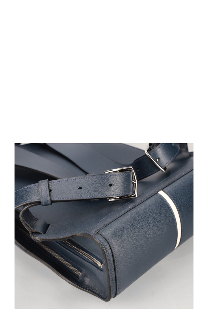 HERMÈS Sac à dos 27 Eclair Evercolor 27 Bleu