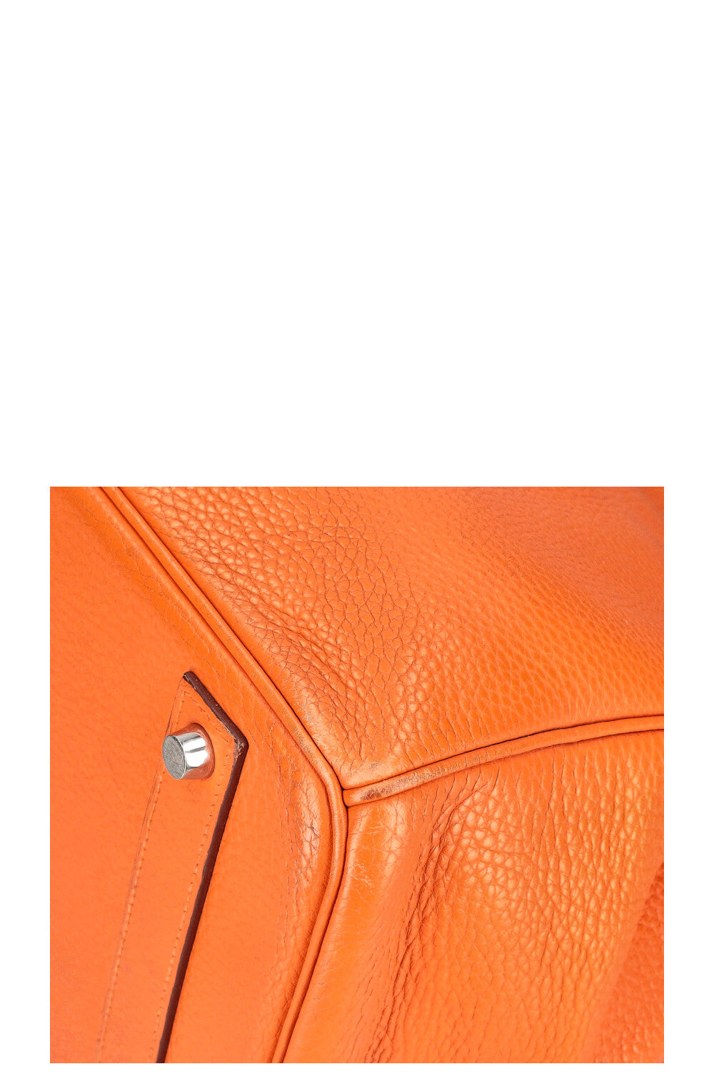 HERMÈS Birkin 40 Clemence Orange