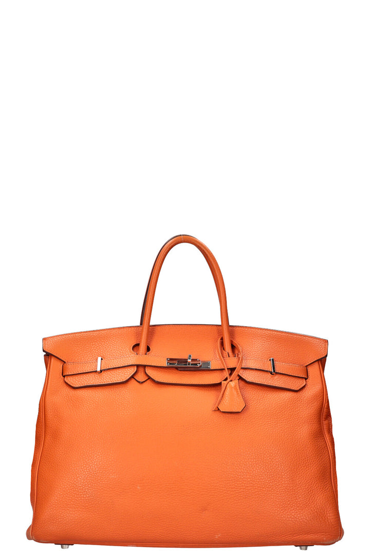 HERMÈS Birkin 40 Clemence Orange