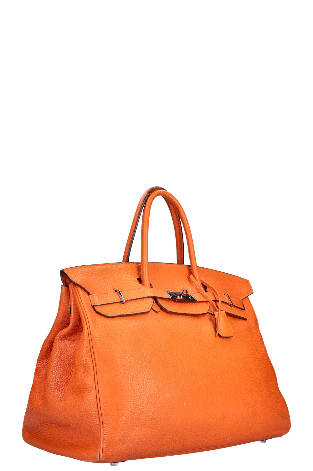 HERMÈS Birkin 40 Clemence Orange