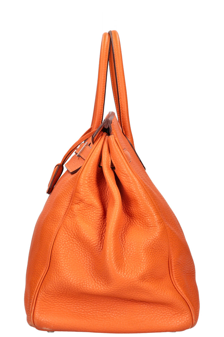 HERMÈS Birkin 40 Clemence Orange