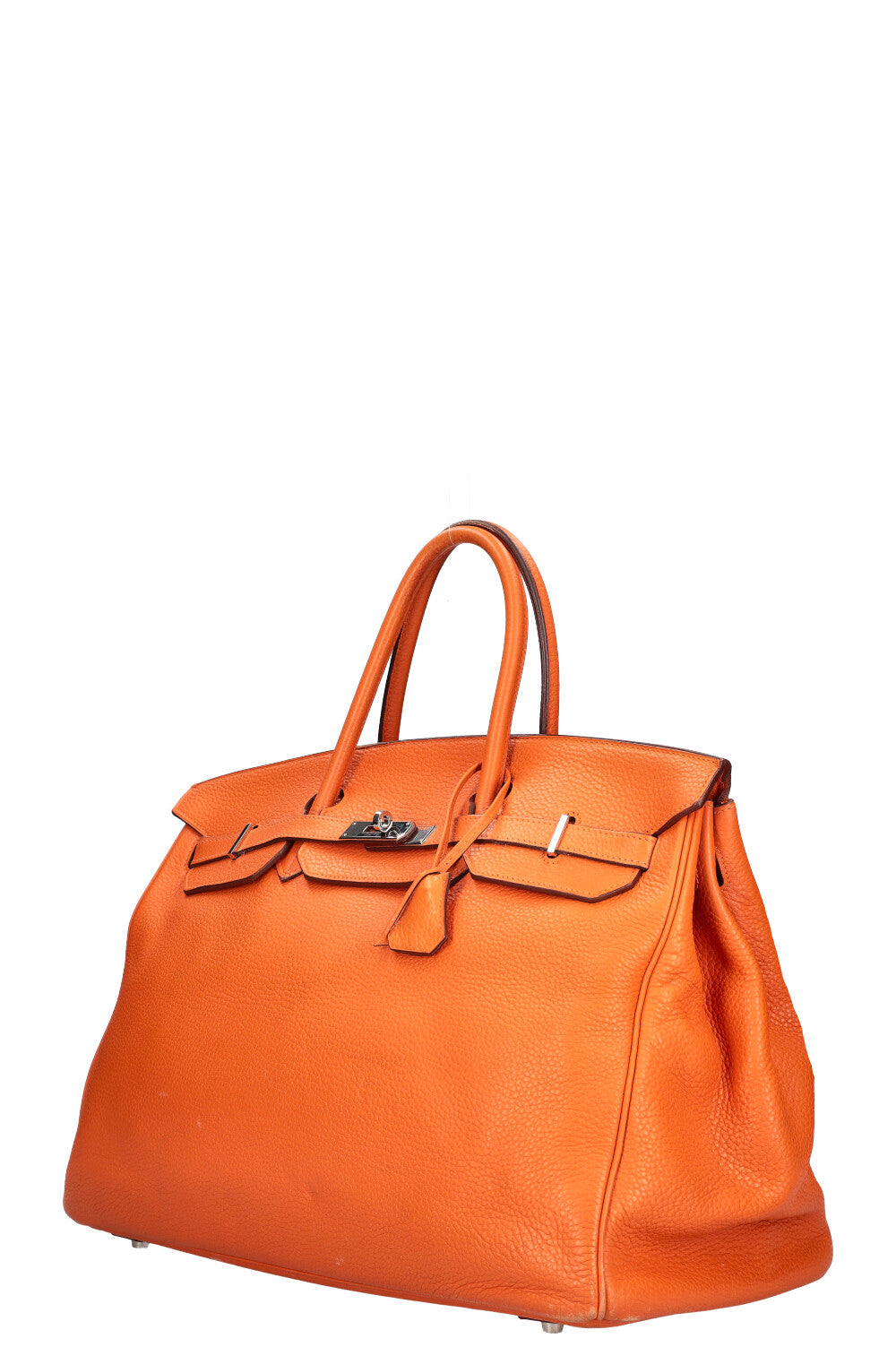 HERMÈS Birkin 40 Clemence Orange