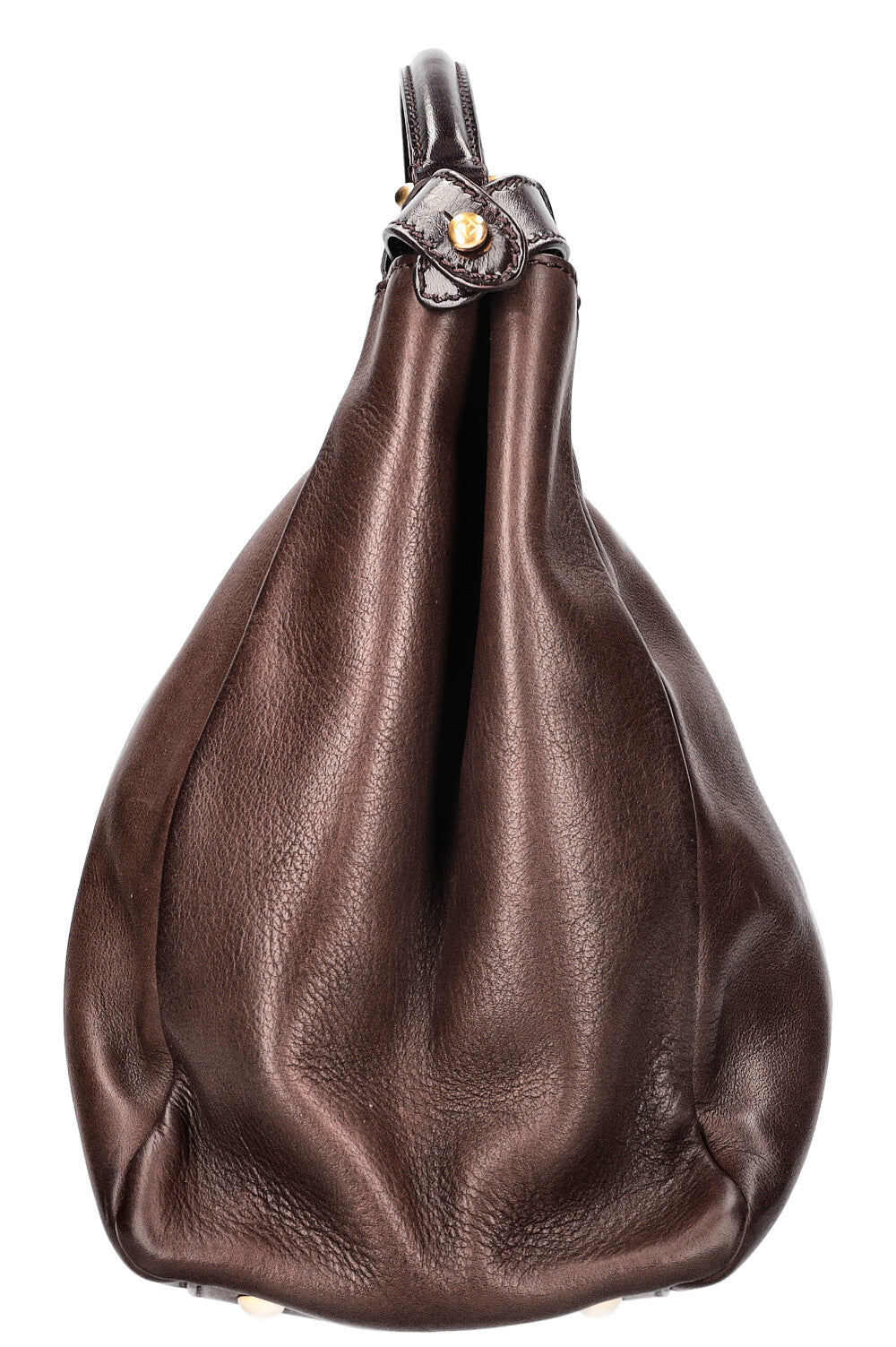 FENDI Peekaboo Large Brown Leather