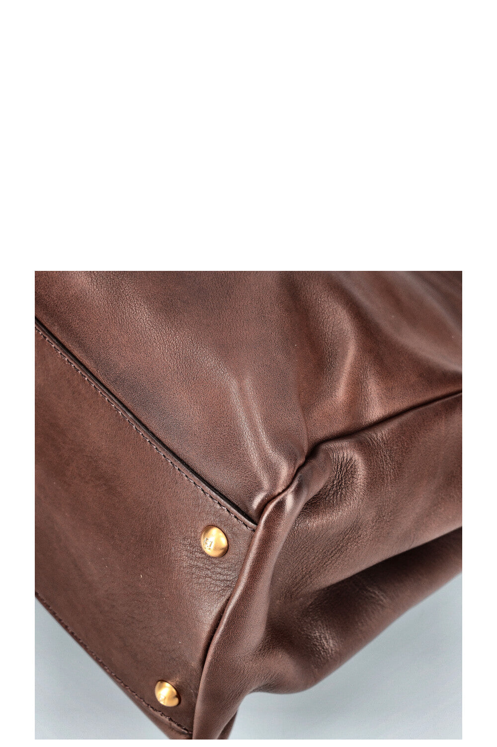 FENDI Peekaboo Large Brown Leather