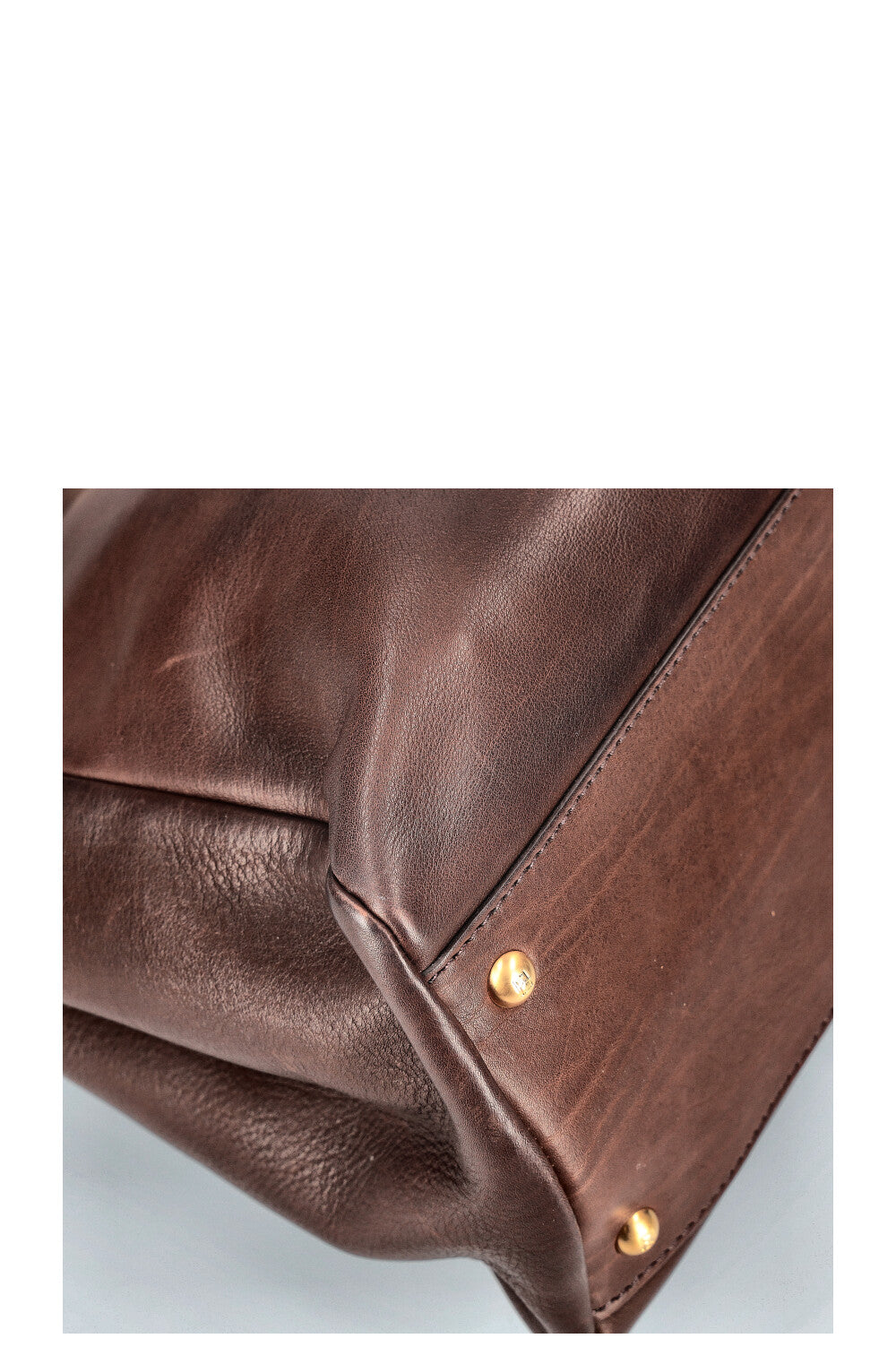 FENDI Peekaboo Large Brown Leather