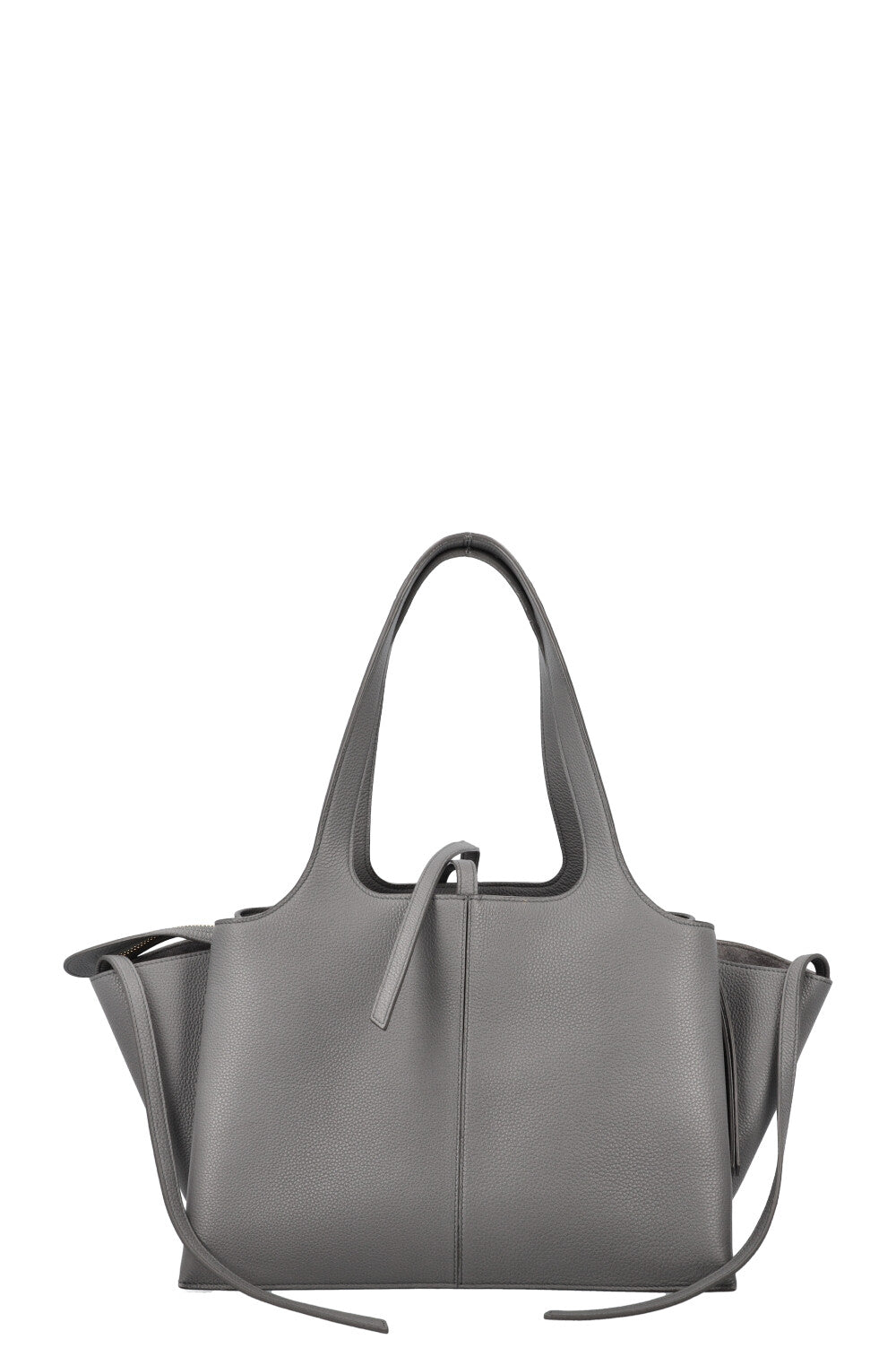 CÉLINE Medium Trifold Shoulder Bag Grey