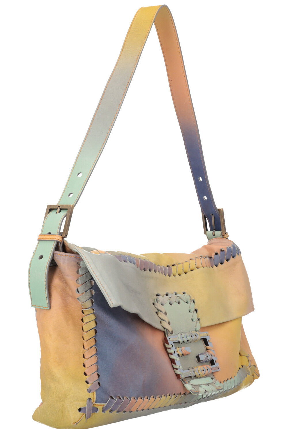 FENDI Sac bandoulière baguette Maxi cuir
