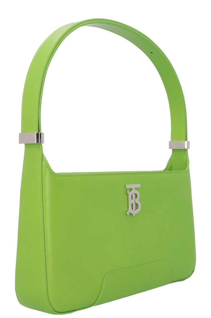 BURBERRY TB Shoulder Bag Leather Brillant Green