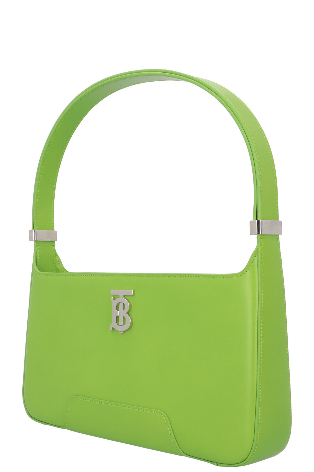 BURBERRY TB Shoulder Bag Leather Brillant Green