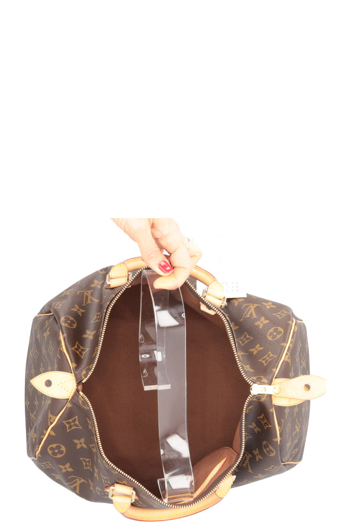 LOUIS VUITTON Speedy 35 Bag MNG Canvas