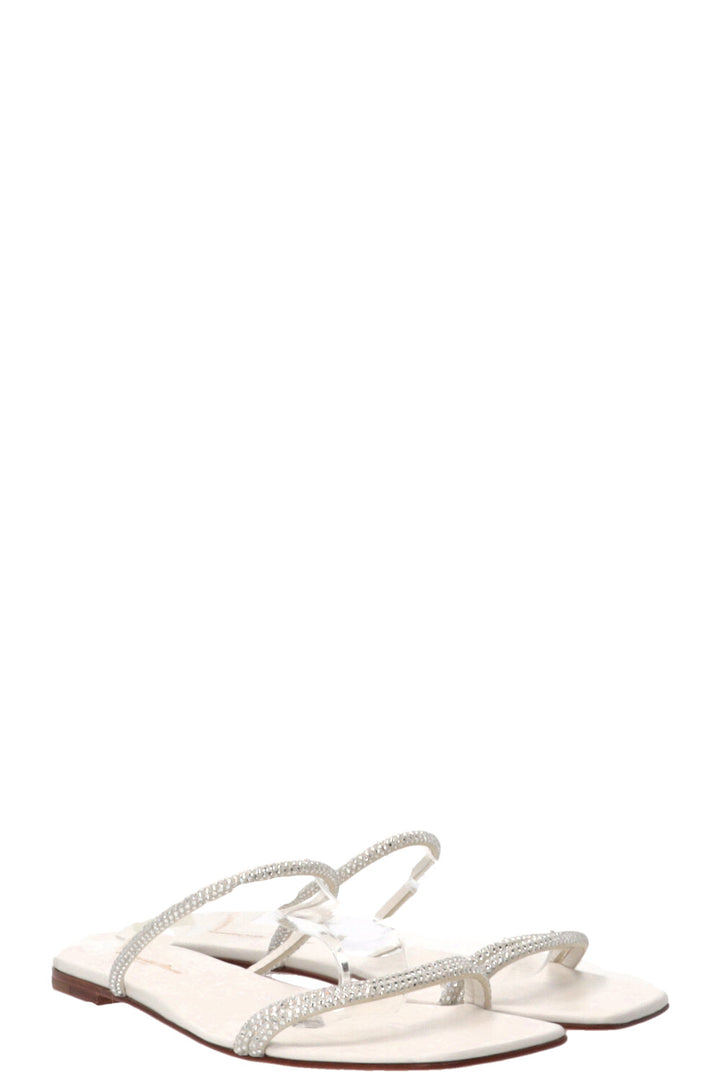 GIANVITO ROSSI Claquettes Cannes Blanc