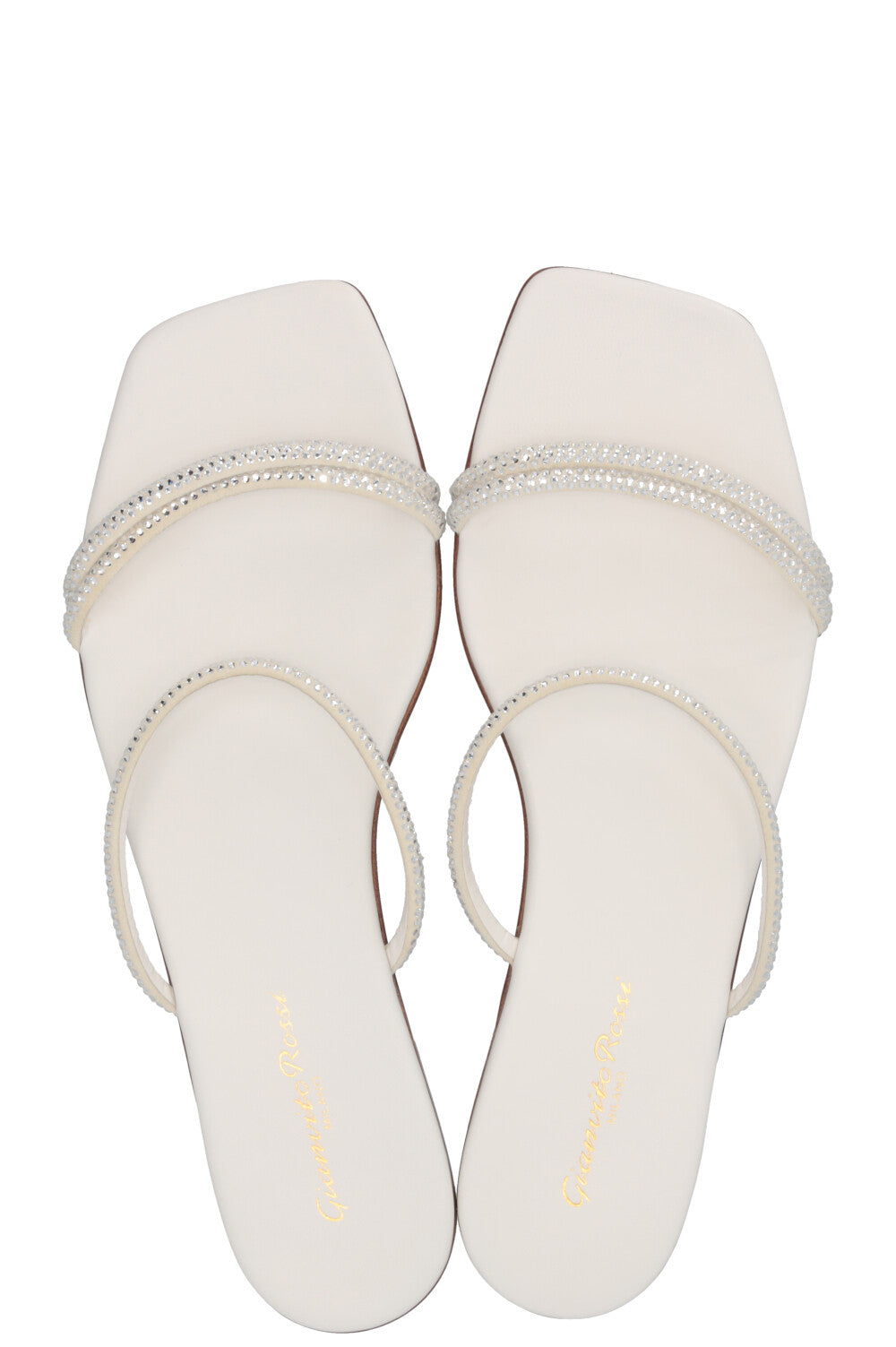 GIANVITO ROSSI Claquettes Cannes Blanc