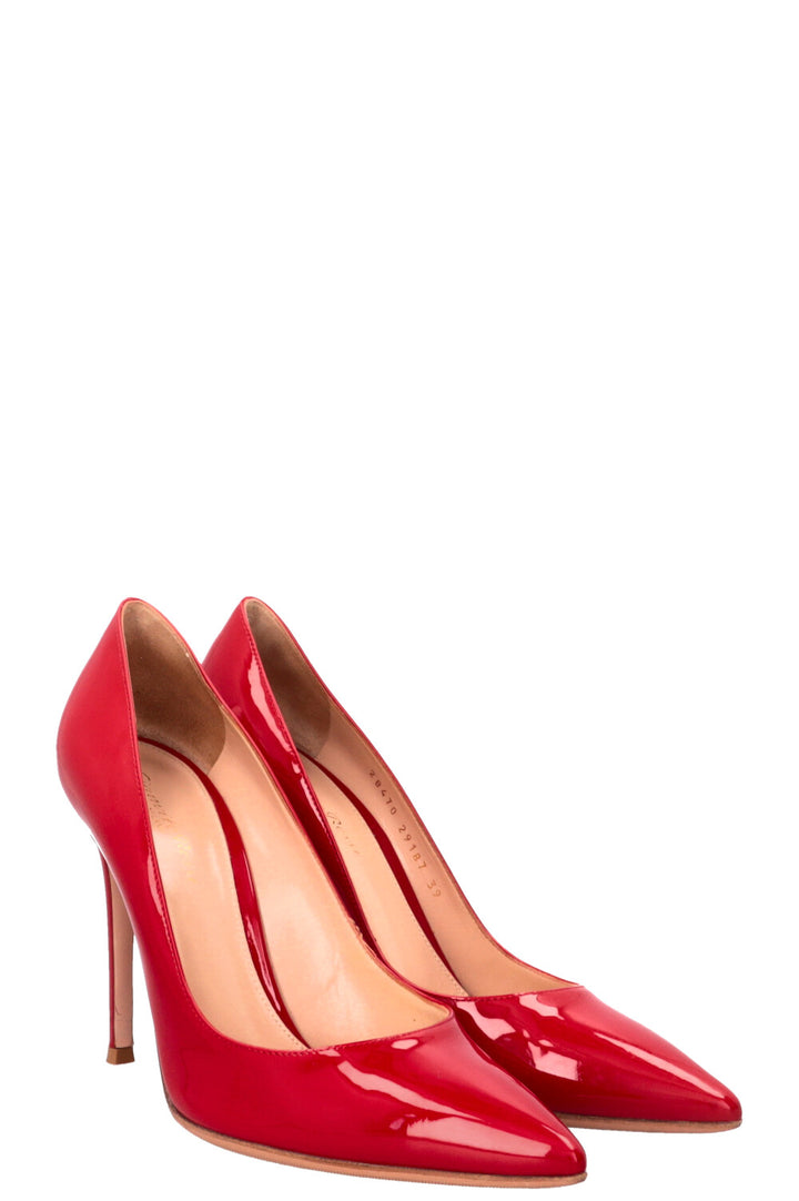 GIANVITO ROSSI Heels Patent Red