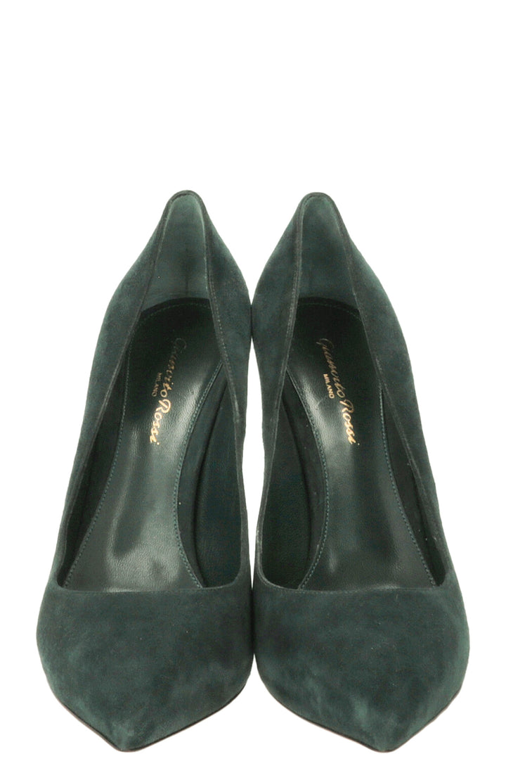 GIANVITO ROSSI Pumps Green Suede