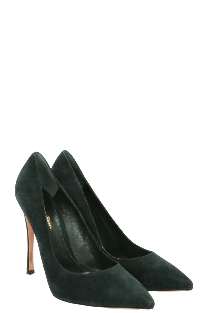GIANVITO ROSSI Pumps Green Suede