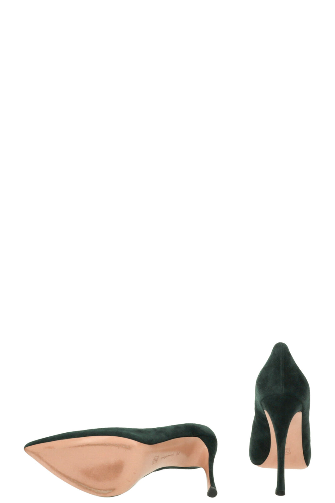 GIANVITO ROSSI Pumps Green Suede