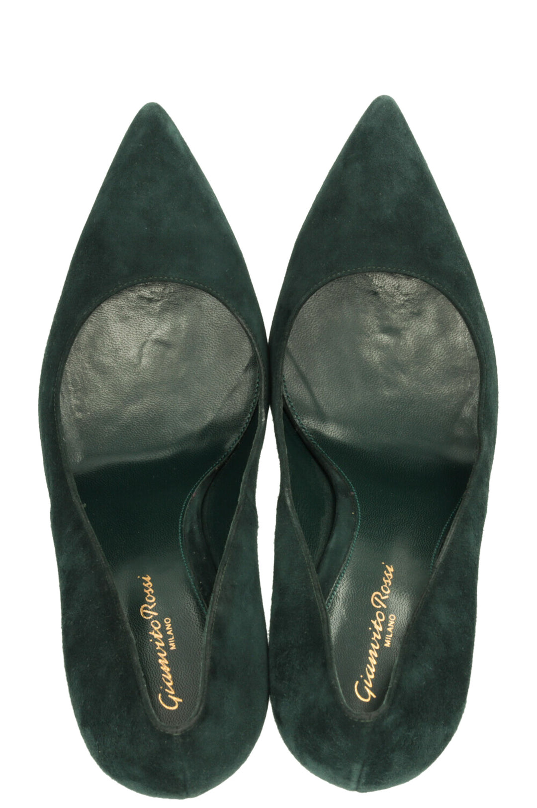 GIANVITO ROSSI Pumps Green Suede