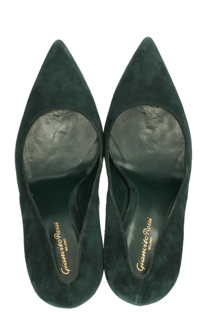 GIANVITO ROSSI Pumps Green Suede