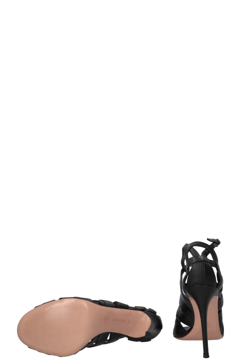 GIANVITO ROSSI Sandales à fines brides Noir