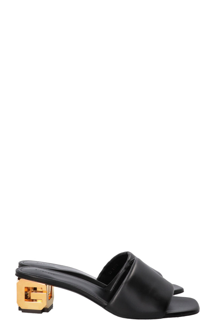 Mules GIVENCHY G Cube en cuir noir