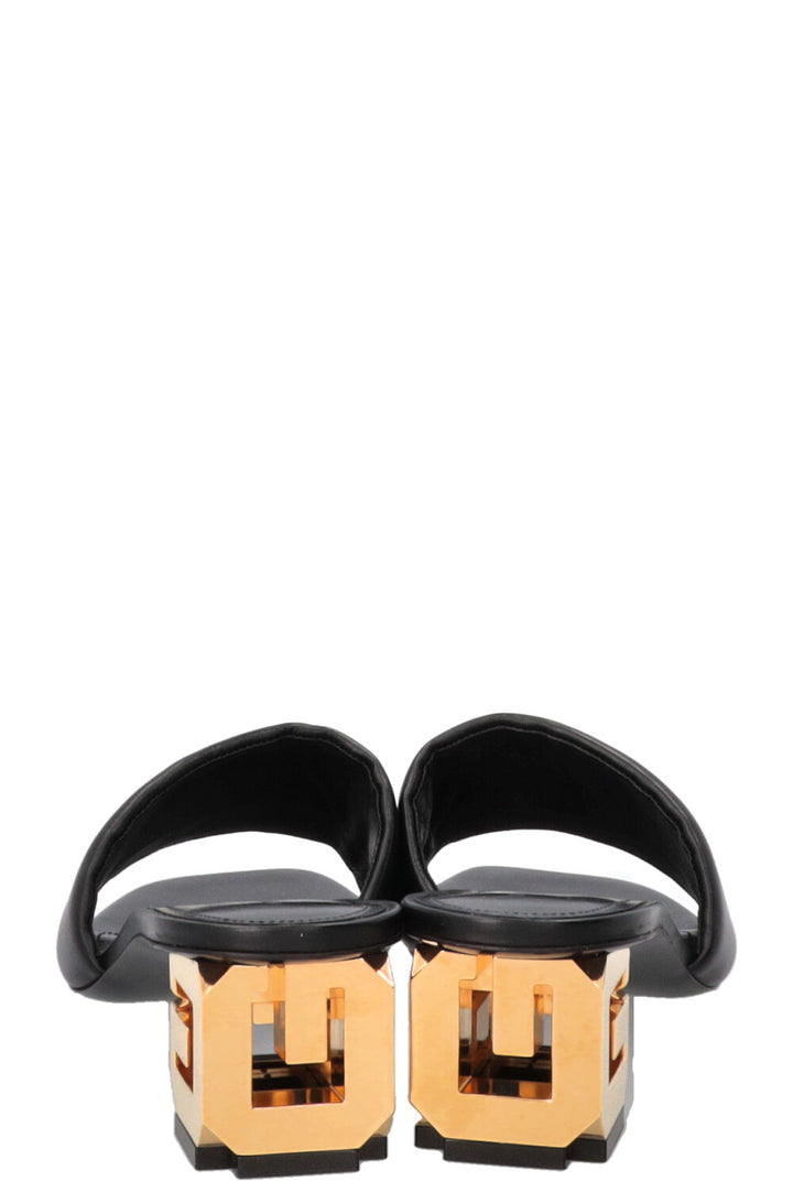 Mules GIVENCHY G Cube en cuir noir