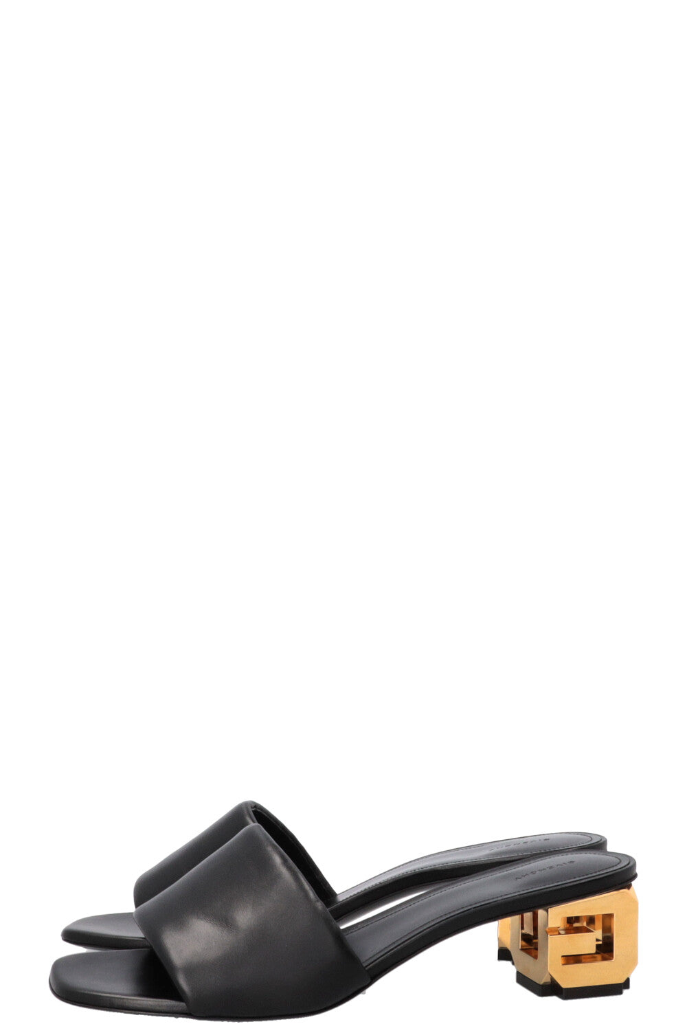 Mules GIVENCHY G Cube en cuir noir