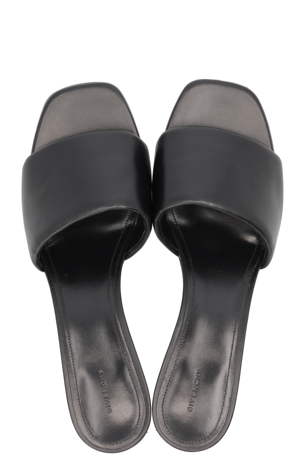 Mules GIVENCHY G Cube en cuir noir