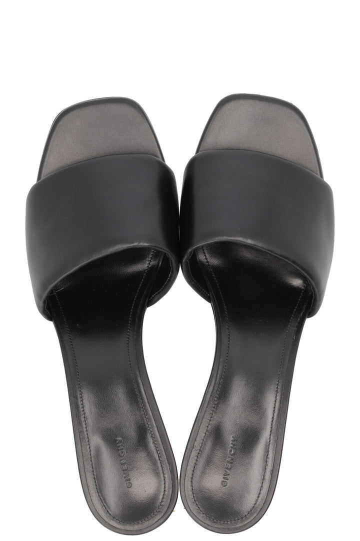 Mules GIVENCHY G Cube en cuir noir