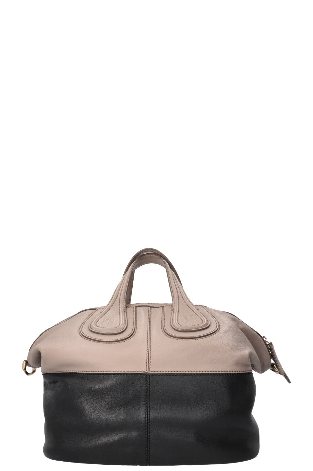GIVENCHY Nightingale Tote Bag Two Tone Leather Grey