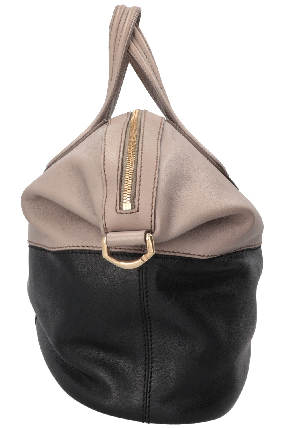GIVENCHY Nightingale Tote Bag Two Tone Leather Grey